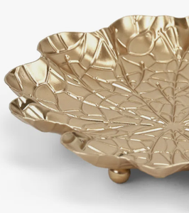 Bandeja Decorativa de Metal Hecha a Mano con Diseño de Concha Marina de Latón Vintage para Decoración del Hogar y Adornos, Acabado Pulido - Product Image 4