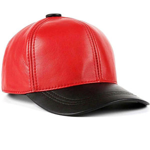Outdoor Streetwear Leather <b>Hats</b> Fashion Use Adjustable Straps Lightweight Breathable Men Women Stylish Leather <b>Hats</b> - Product Image 2