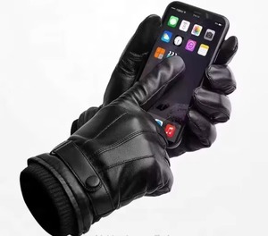 High Quality Custom <b>Men</b> & Women's Winter Leather <b>Gloves</b> High Fashion Dress Accessory <b>for</b> Lady & Gentleman Women Wholesale <b>Gloves</b> - Product Image 4