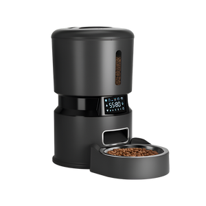 Distributeur automatique de nourriture pour animaux de compagnie Sudex 4,5 L avec minuterie, contrôle par bouton, pour aliments secs, garantissant fraîcheur et sécurité, avec fonction d'enregistrement vocal et application - Product Image 5