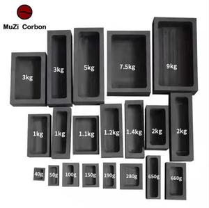 Crucible en graphite de haute pureté RA 50g <span class=keywords><strong>100g</strong></span> pour la fusion de l'or, de l'<span class=keywords><strong>argent</strong></span>, de l'aluminium, la coulée de métaux précieux, la formage de bijoux et les lingots - Product Image 2