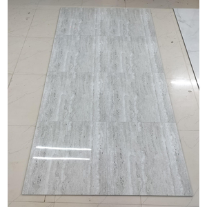 Glossy Porcelain Floor Tiles Polished Slip Interior Modern Home Office Use grey color floor tiles - Product Image 4