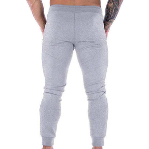 Pantalon de jogging décontracté en molleton de coton respirant et écologique pour homme, avec broderie de logo personnalisée, style streetwear, vente chaude - Product Image 4