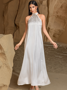 AN12650 2026 Sharut Abaya élégante en polyester à manches longues unie pour femmes de Dubaï avec robe intérieure 2 pièces pour fête et mariage - Product Image 4