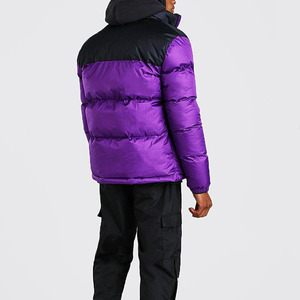 Wholesale Men's Winter Puffer <b>Coat</b> High Quality Waterproof Plus Size Warm Thick Hood Canvas Jacket <b>Vintage</b> Zipper Closure Duck - Product Image 2
