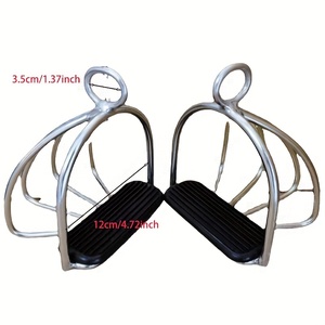 Pedales para Montar a Caballo, Equipo Ecuestre, Estribos de Protección, Fundas para Sillín, Accesorios Antideslizantes para los Pies, Pedales - Product Image 2