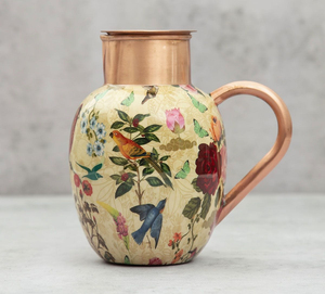 Carafe à eau en cuivre tendance en promotion pour la bien-être ayurvédique, la maison, la cuisine, le restaurant, vente en gros - Product Image 1