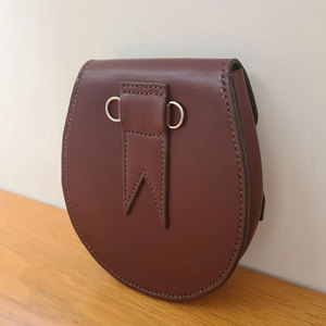 Vente chaude : Sporran en cuir végétalien marron uni, idéal pour les tenues traditionnelles écossaises des Highlands – Fournisseur direct usine - Product Image 5