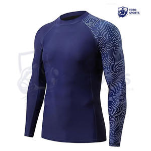 เสื้อรัดรูประบายอากาศได้ดี นุ่มสบาย ใส่เล่นกีฬาได้ น้ำหนักเบา ออกแบบได้ตามต้องการ สำหรับผู้ชาย - Product Image 2