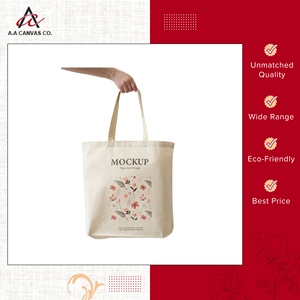 Sacs fourre-tout en toile de coton imprimés personnalisés, de qualité supérieure, fabriqués en Inde, écologiques et réutilisables, pour les courses - Product Image 3