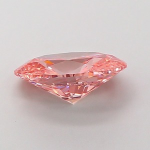Diamant rose fantaisie de 1,77 carat, ovale, cultivé en laboratoire, CVD, clarté VVS2, excellente taille, diamant rose éthique non monté - Product Image 5