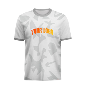 Camisetas de Fútbol Personalizadas al por Mayor, Ligeras, Transpirables, de Secado Rápido, con Estampado por Transferencia de Calor, 100% Poliéster, para Hombre, Manga Corta - Product Image 1