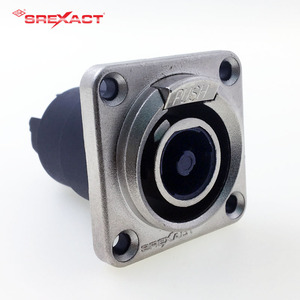 Conector SpeakON Hembra de 4 Pines SREXACT 40A, Conector de Audio de Montaje en Panel Rectangular de Aleación de Zinc, 250V PA, Carcasa Negra para Altavoz - Product Image 5