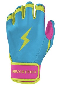 Gants de frappe en cuir pour le baseball avec fermeture auto-agrippante, gants de frappe professionnels en cuir pour le baseball et le softball - Product Image 5