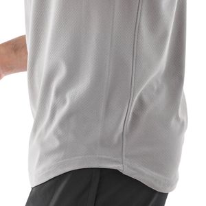 Camiseta Deportiva Gris de Manga Corta y Cuello Redondo para Hombre, Ligera, Corte Holgado, para Gimnasio, Entrenamiento, Ejercicio, Casual, Alto Rendimiento - Product Image 3