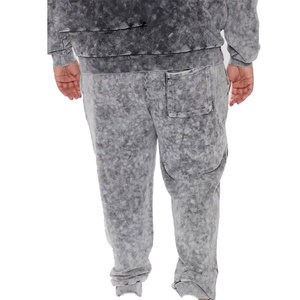 Survêtement Homme Hiver en Coton Lourd de Haute Qualité, Effet Délavé et Usé, Personnalisable, Vente en Gros – Ensemble Sweat à Capuche et Pantalon - Product Image 3