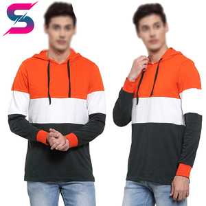 Sweat-shirts à capuche pour homme, personnalisés, couleur contrastée, bonne qualité, lavables en machine, légers, manches régulières, pour adulte - Product Image 4
