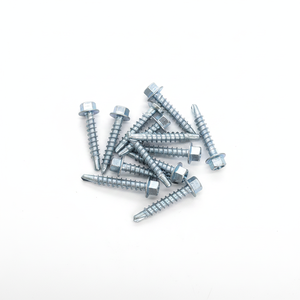 Vis autoperceuses à tête hexagonale TEK, acier au carbone galvanisé, fabricant vietnamien, classe 4.8 6.8 PDC, filetage grossier en pouces - Product Image 1