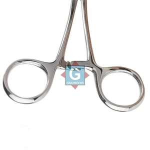 Straight Rampley <b>Sponge</b> Holding Forceps Foerster <b>Sponge</b> Forceps 12 Straight Serrated Surgical Holding Instruments - Product Image 5