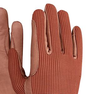 Guantes de Equitación Hardihood International Professional Classic, Ligeros, Antideslizantes, de Cuero Genuino, con Cierre de Gancho y Bucle - Product Image 4