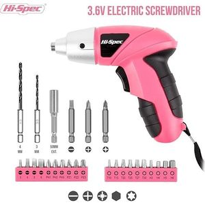 Set di Cacciaviti Elettrici USB Rosa di Alta Qualità con Specifiche Avanzate - Product Image 2