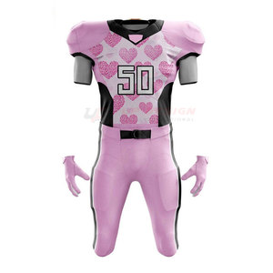 Tenue d'entraînement Nouveau design Sublimation Respirant 100% Polyester Uniforme de football américain Service OEM Prix bas Meilleures ventes - Product Image 2