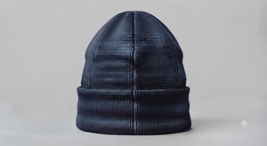 Orange Unisex Knit Beanie Hat Solid Color <b>Winter</b> <b>Cap</b> Fitted Ribbed Design Multi-Panel Casual Style Adult Size 56-58CM - Product Image 6