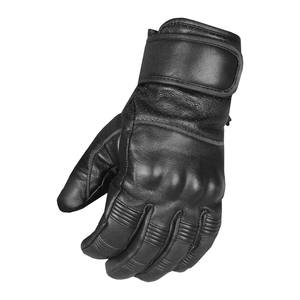 Gants de moto Samroz Sports en cuir véritable de haute qualité, respirants, écologiques, compatibles avec les écrans tactiles, doublure en nylon antidérapante - Product Image 1