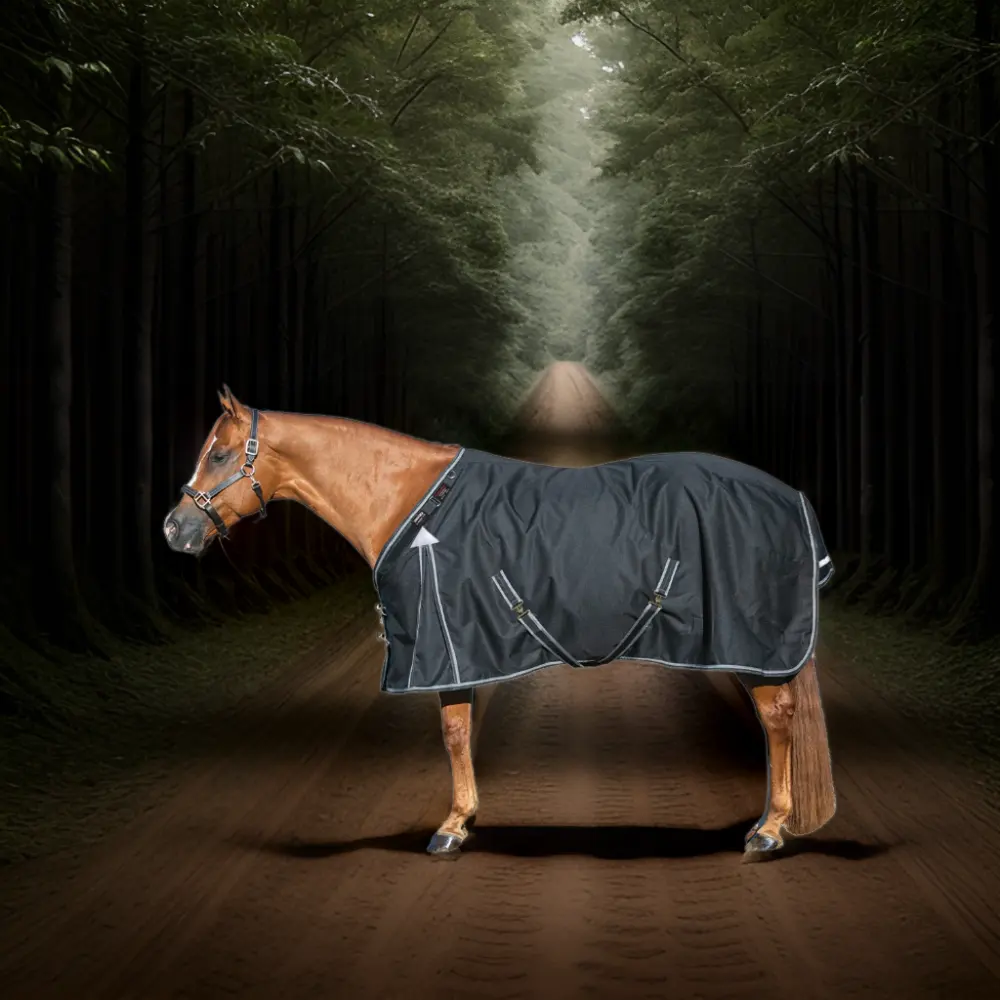 Couvertures d'équitation les plus tendance en tissu de nylon respirant et polyester Ripstop, tapis et glacières pour chevaux de couleurs personnalisées
