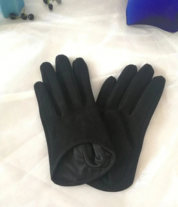 <b>Women</b> Sheep Leather Driving Gloves Wrist Length Unlined <b>Thermal</b> Plain Style for Daily Use Winter Warmth - Product Image 6
