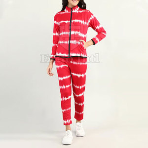 Conjunto Deportivo Informal de Algodón Sublimado para Mujer, Chándal Atlético de Algodón Sublimado para Mujer - Product Image 1