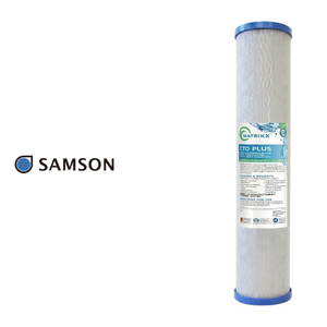 ไส้กรองน้ำคาร์บอนบล็อก ได้รับการรับรองจาก NSF สำหรับน้ำดื่มในบ้าน ขนาด 20 x 4.5 นิ้ว บิ๊กบลู ทนทานและป้องกันการรั่วซึม - Product Image 1