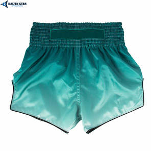 Professional Sporty High Waist MMA Training Fight Shorts Men Vintage Solid Lightweight Woven Satin Fabric Drawstring Quick Dry - Product Image 3