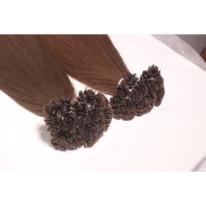 Extensiones de Cabello Castaño Medio con Punta Plana, Liso Sedoso, Doble Trama, Cabello Humano Virgen Vietnamita, Queratina, Venta al por Mayor - Product Image 4