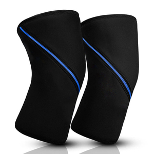 Les genouillères de compression offrent un excellent soutien articulaire, un matériau respirant et un ajustement sûr pour la musculation, le CrossFit et toutes les activités. - Product Image 1