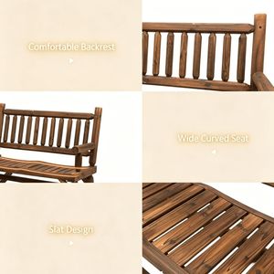 Sedia a dondolo da giardino per panche da patio - Product Image 3
