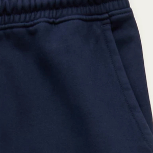 Pantalon de survêtement en molleton bleu marine pour homme, taille élastique avec cordon de serrage, coupe droite décontractée, pantalon de détente d'hiver avec poches - Product Image 6
