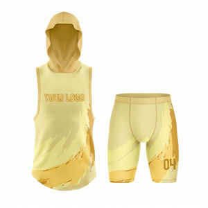 Ensemble de maillots de football 7 sur 7 personnalisés, écologiques, à séchage rapide, légers, respirants, en polyester, pour l'entraînement des adultes - Product Image 2
