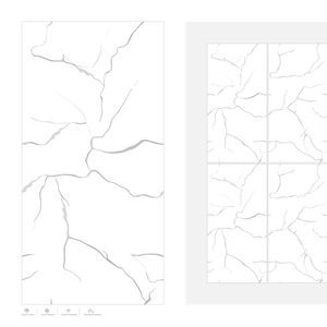 กระเบื้องพอร์ซเลนโมเดิร์น Architect Choice ขนาด 60x120 ซม. 600x1200 มม. 24x48 นิ้ว ผิวมันเงา ขนาดใหญ่พิเศษ คุณภาพพรีเมียม สำหรับตกแต่งภายใน - Product Image 1