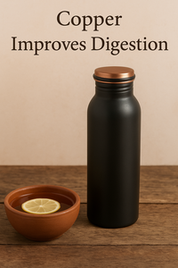 Pure <b>Copper</b> <b>Water</b> <b>Bottle</b> 700ml Handmade Traditional Design <b>Water</b> <b>Bottle</b> Manufacturer India <b>Wholesale</b> Supplier with Best Price - Product Image 3
