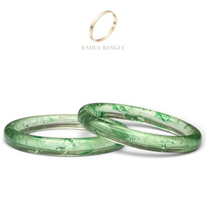 Bracelets en verre marbré de luxe aux couleurs variées, tendance, pour mariage, bijoux de créateur, style indien cachemiri, translucides - Product Image 1