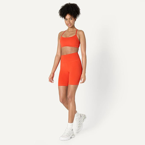 Seamless Sports Bra Women Medium Support Removable <b>Padding</b> Racerback Breathable Nylon Spandex Yoga Gym Fitness <b>Running</b> - Product Image 5