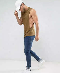 Débardeurs en polyester respirant pour hommes LUXE ATTIRE INDUSTRY, tissu tricoté 180g, col rond uni, style décontracté pour l'entraînement et le quotidien - Product Image 2