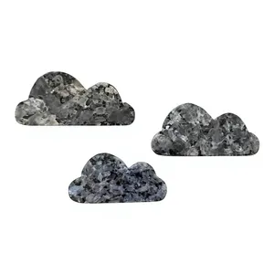 Superbe pierre précieuse en larvikite sculptée en forme de nuage, cristal de nuage pour la décoration intérieure, grossiste en cristaux sculptés en forme de nuage - Product Image 2
