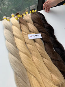 Extensiones de Cabello Humano Virgen de Primera Calidad, 100g, con Queratina, Naturales, Lisas, Súper Dobles - Product Image 5