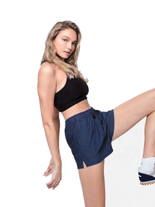 Pantalones Cortos Elásticos de Cintura Alta para Mujer, Diseño Transpirable, Estilo Casual para Verano, Moda Urbana, Secado Rápido - Product Image 2
