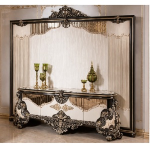Mexican Style Luxury <b>TV</b> Room Standing Unit Italian Style Handmade Luxury <b>TV</b> Unit Metallic Hand <b>TV</b> <b>Stand</b> for Living Area - Product Image 1