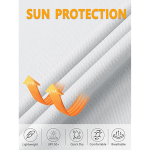 Camiseta Polo Blanca de Manga Larga para Mujer, Secado Rápido, Protección Solar, Bloqueo de Rayos UV, Estilo Casual - Product Image 5