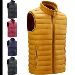 Chaleco Acolchado de Invierno para Hombre, Personalizado OEM, con Cierre, Sin Mangas, Impermeable, Tipo Puffer - Product Image 1