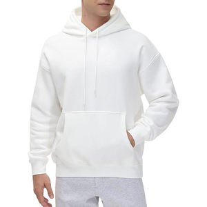 Mens <b>Plain</b> Pullover <b>Hoodie</b> Oversized Hooded Sweatshirt Cotton Fleece Casual Long Sleeve Kangaroo Pocket Streetwear - Product Image 5
